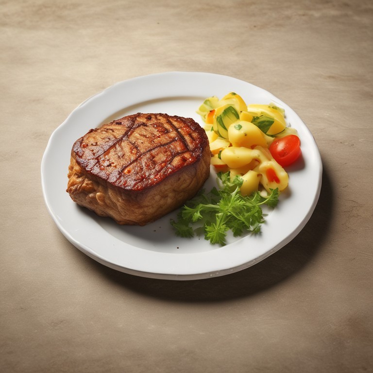 Steak Haché de Courgette avec Fromage Râpé