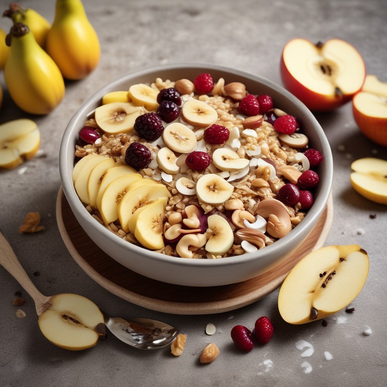 Individuelles Veganes Frühstücks-Bowl
