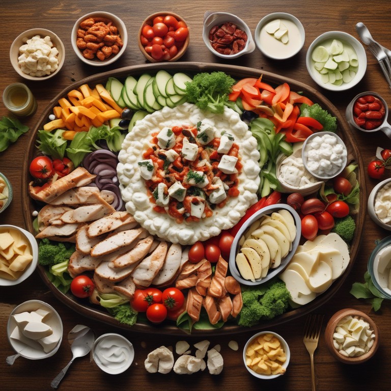 Ultimate Mixed Dairy and Protein Platter