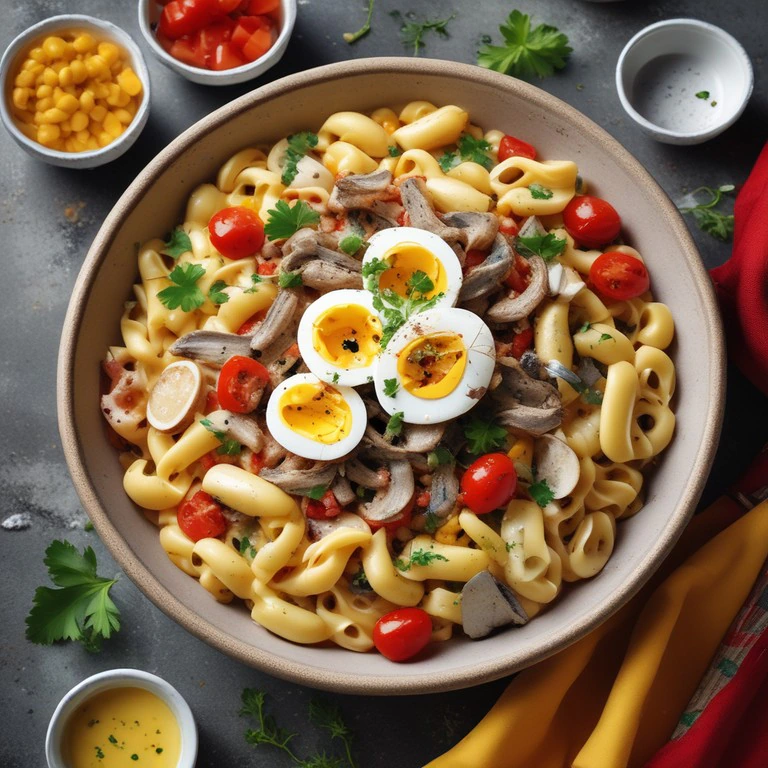 Macarrão Cremoso com Sardinha e Molho Especial