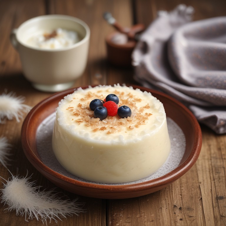 Pudim de Tapioca Cremoso