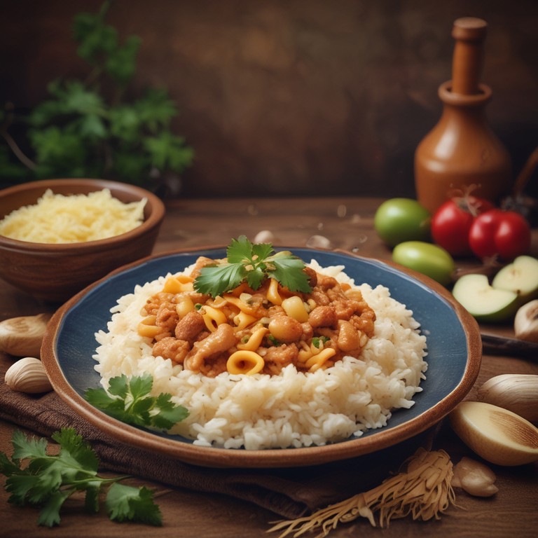 Arroz e Macarrão à Moda Brasileira
