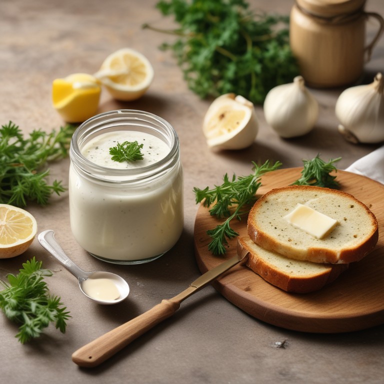 Cremiges Joghurt-Parmesan-Dressing