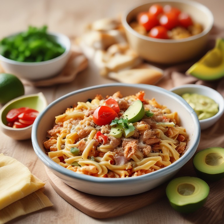 Creamy Tuna Pasta Bake with Veggies and Cheese