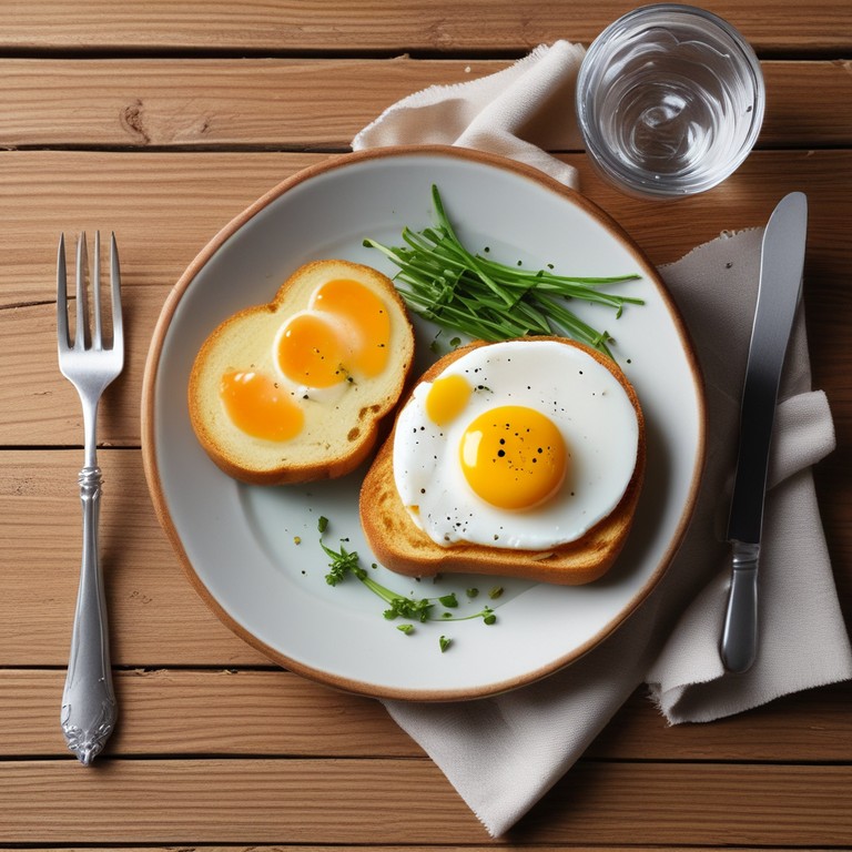 Golden Buttered Egg Toast