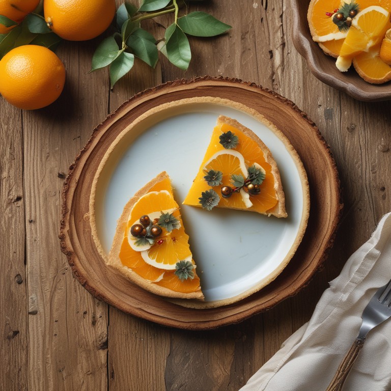 Torta de Laranja e Maracujá com Bolachas Champagne