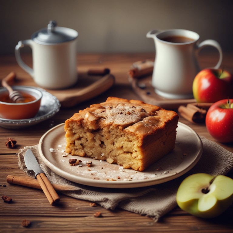 Bolo Fitness de Maçã com Canela e Aveia