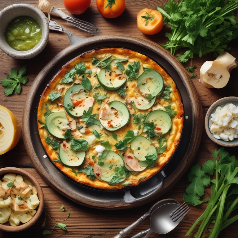 Frittata de Courgettes et Protéines