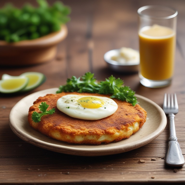 Milanesa de Papa y Queso Mozzarella