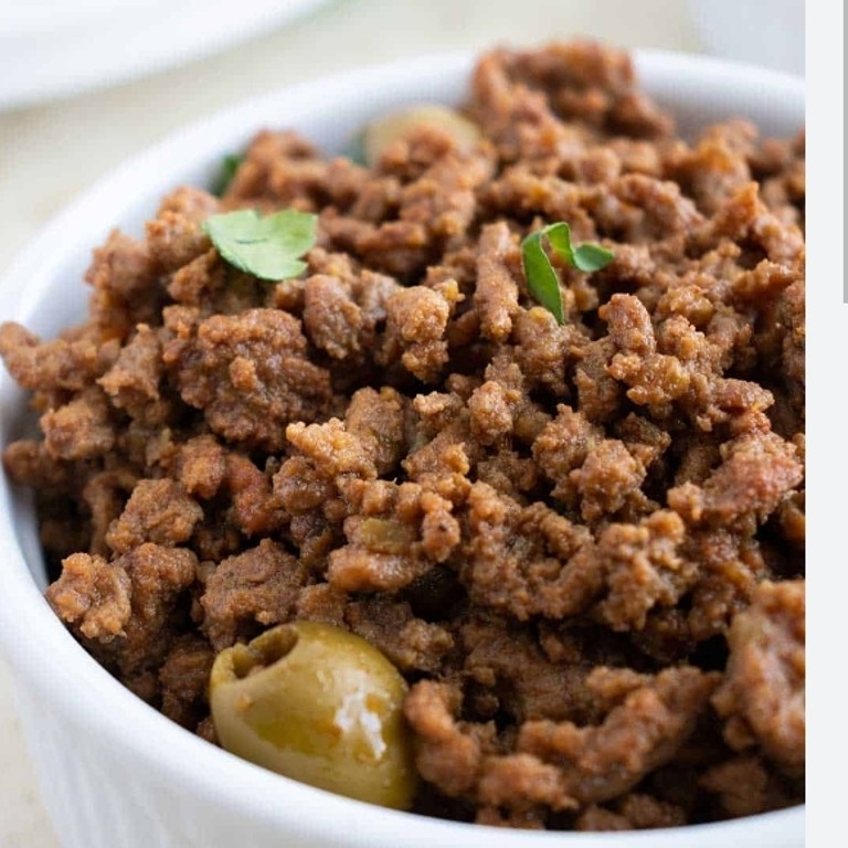 Picadillo de carne 