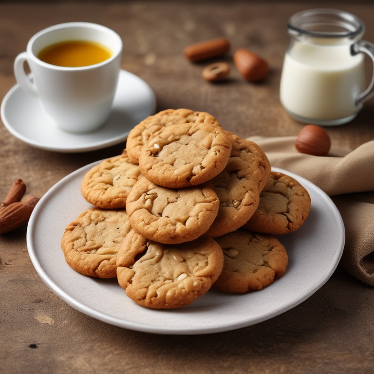 Biscuits Noisette Amande au Miel