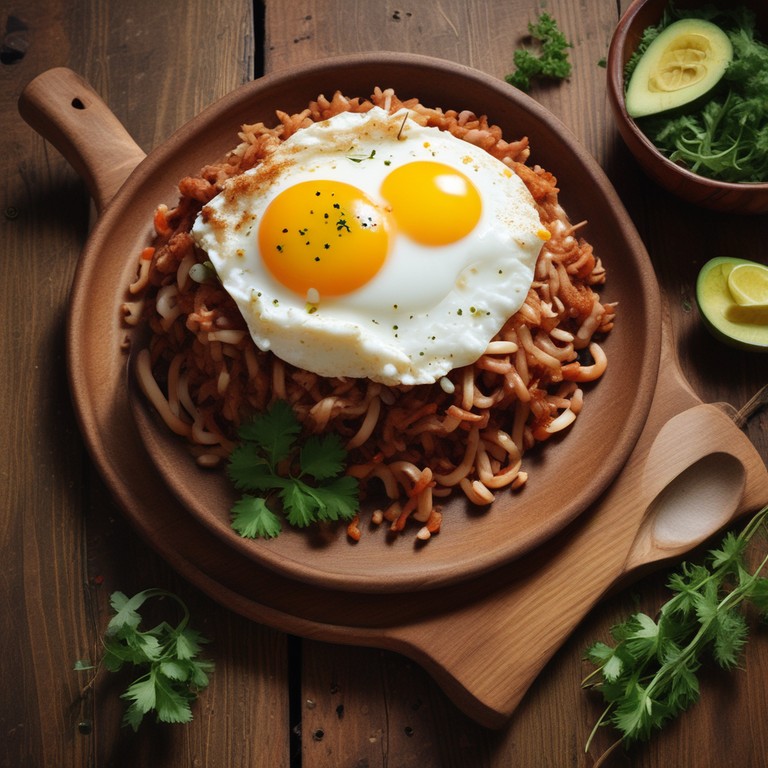 Arroz e Feijão com Ovo Frito, cebola, alho, bacon, ketchup, mostarda, shoyu