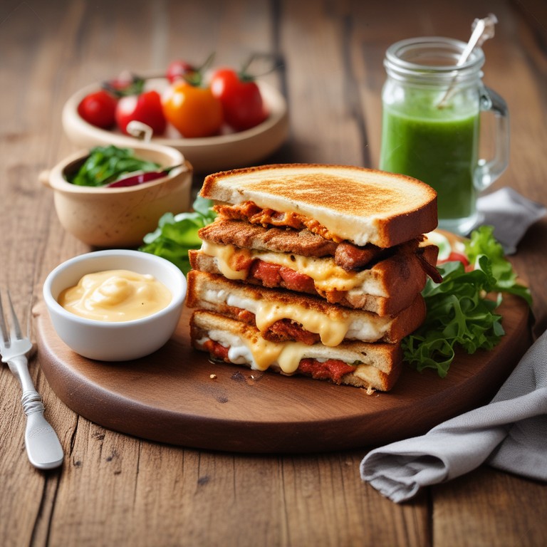 Tandoori Cheese Melt Sandwich