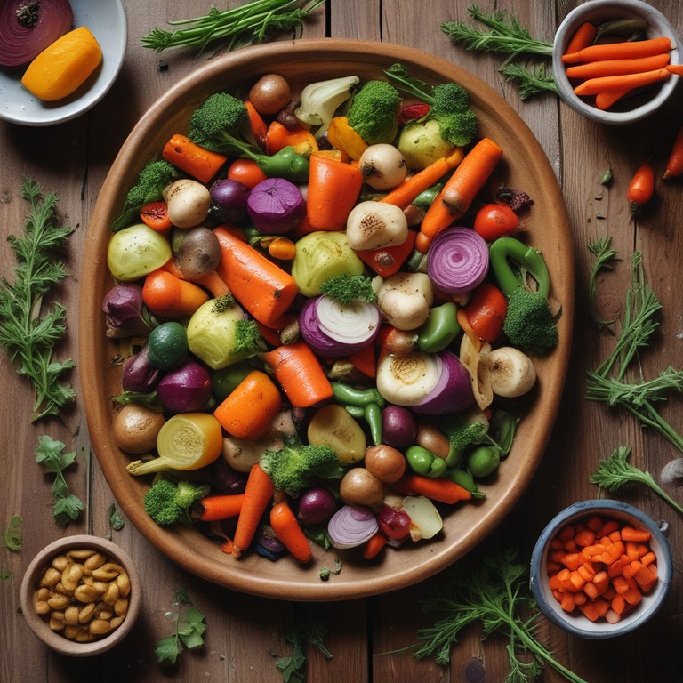 Mélange de Légumes Rôtis aux Herbes