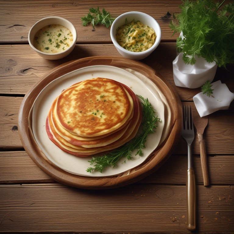 Panqueca de Presunto e Queijo