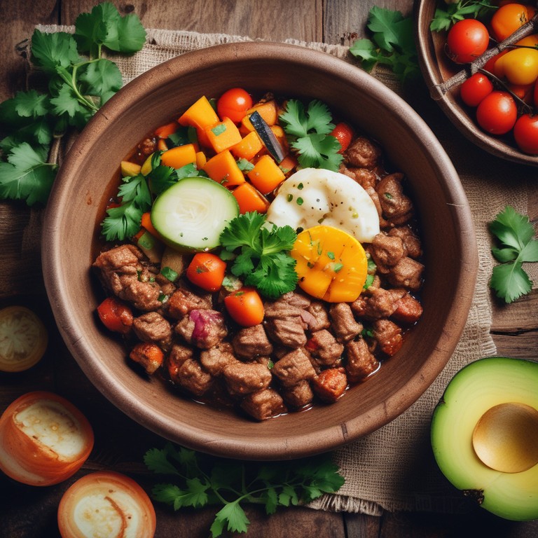 Refogado de Carne Moída com Legumes e Ervas