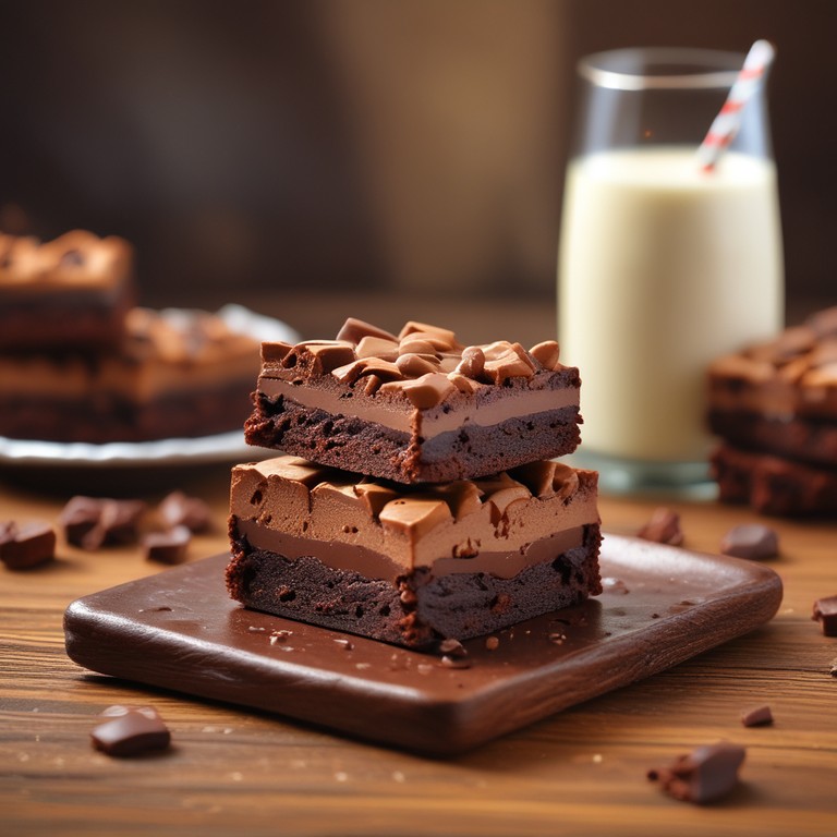 Decadent Kinder Bueno Brownies