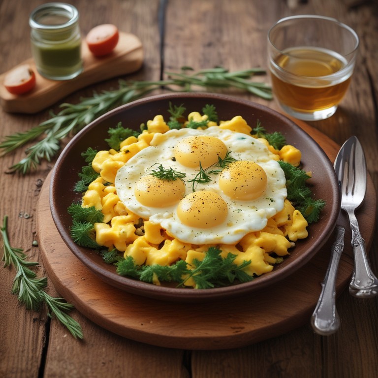 Spicy Olive Oil Scrambled Eggs