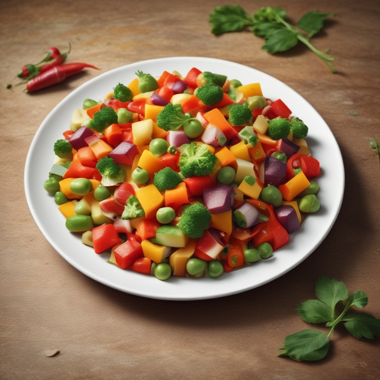 Macedoine de Légumes Colorée