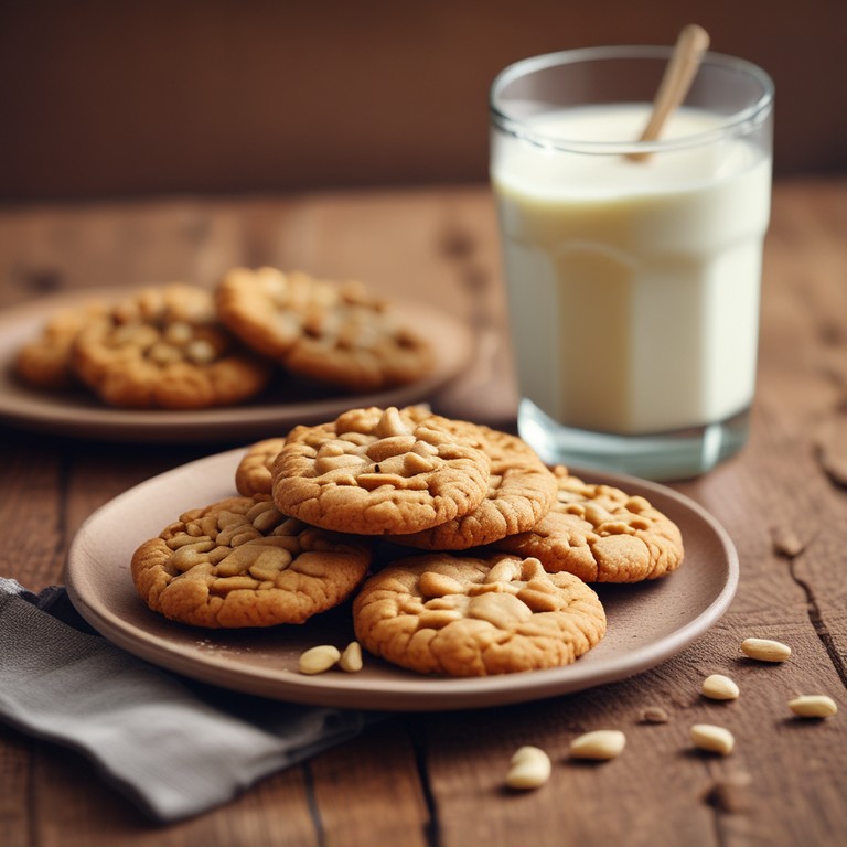 Biscoitos de Amendoim Crocantes