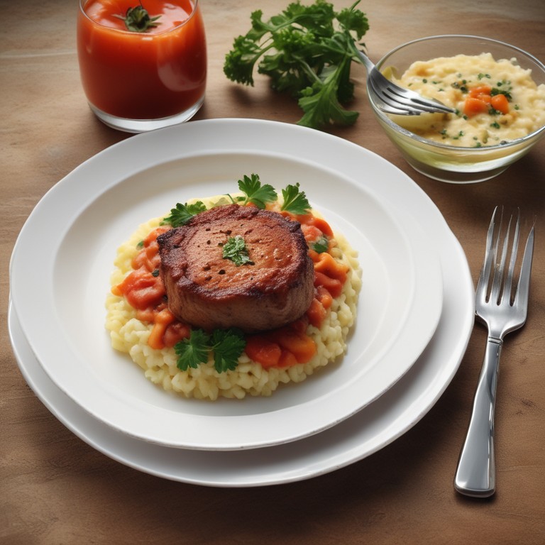 Osso Buco a la Milanesa con Risotto Cremoso