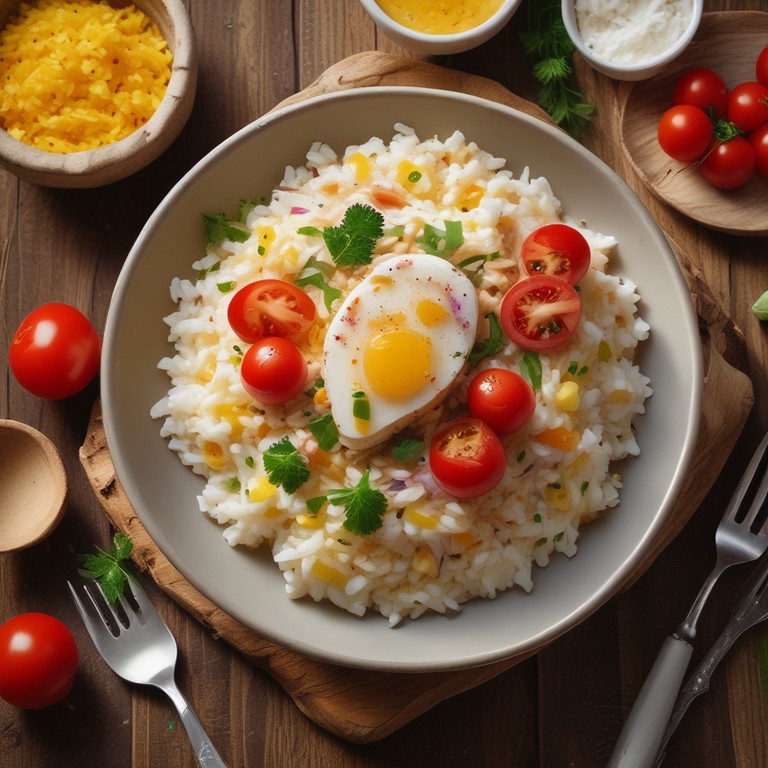 Arroz con Ají y Crema de Leche