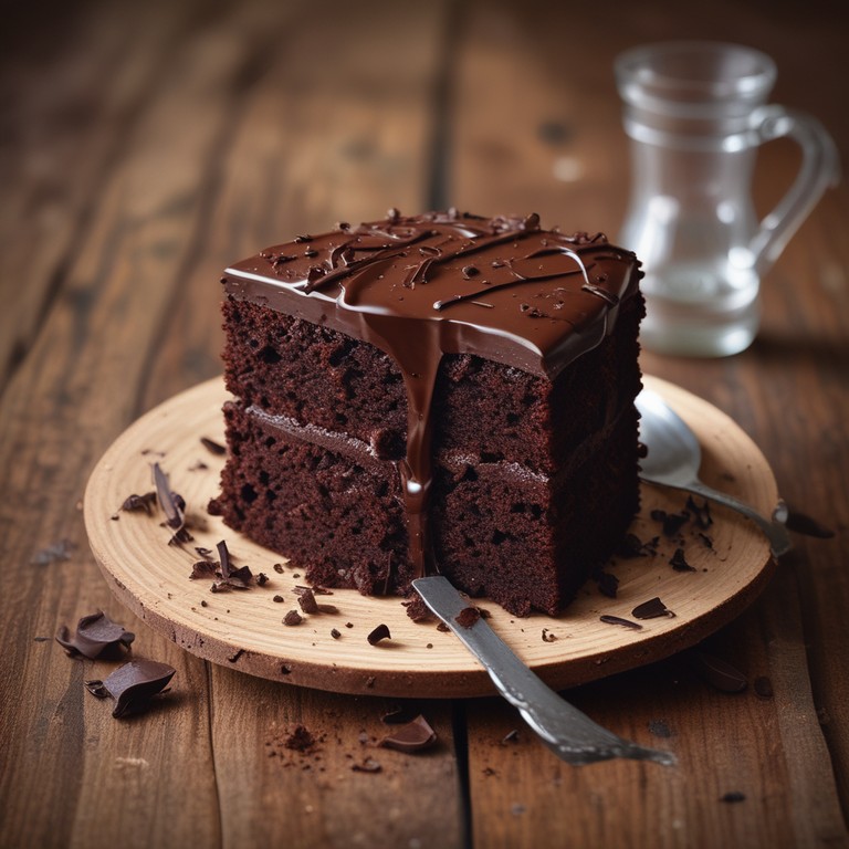 Bolo de Chocolate Fofinho com Cobertura de Chocolate