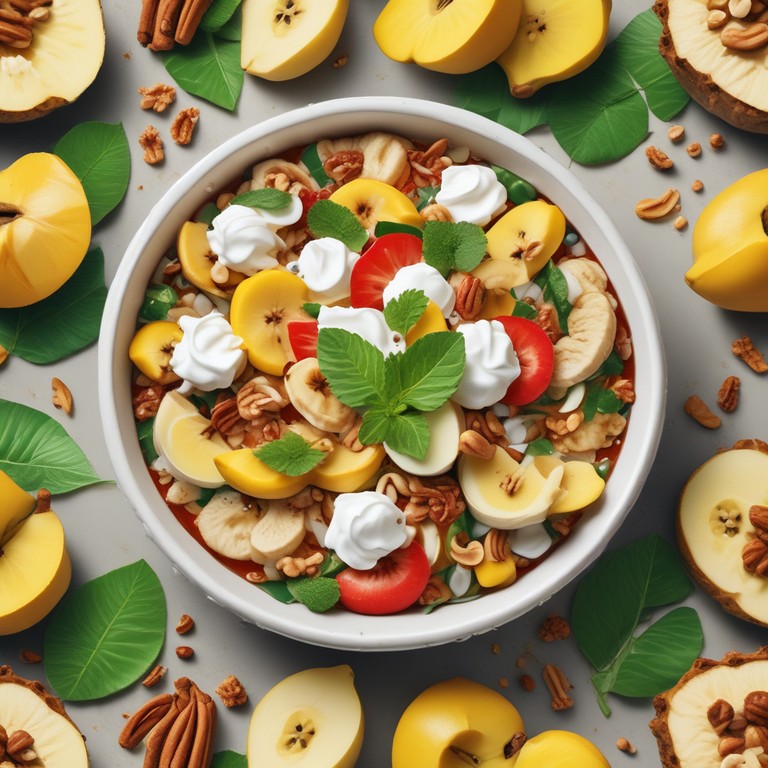 Salada Tropical de Banana e Mel