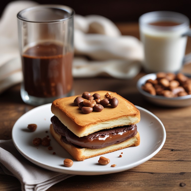 Nutella Biscuit Delight with Crunchy Nuts