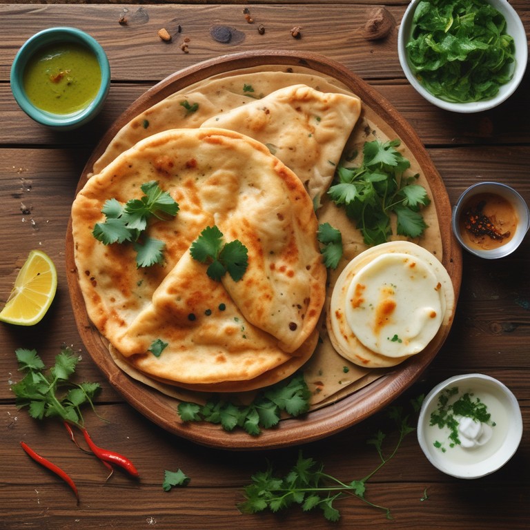 Delicious Aloo Paratha with Spiced Potato Filling