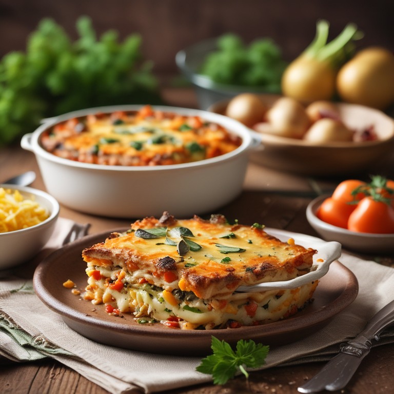 Gratin de Légumes au Fromage sans Thon