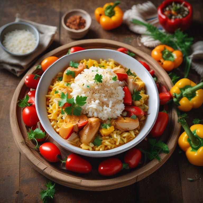 Arroz e Frango à Brasileira