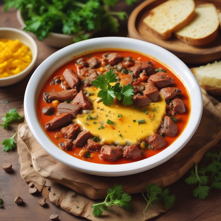 Escondidinho de Carne do Sol com Batata Inglesa e Queijo