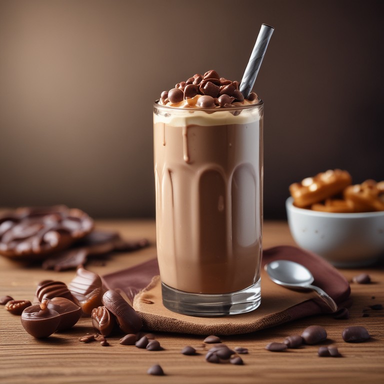 Chocolate Date Milkshake Delight