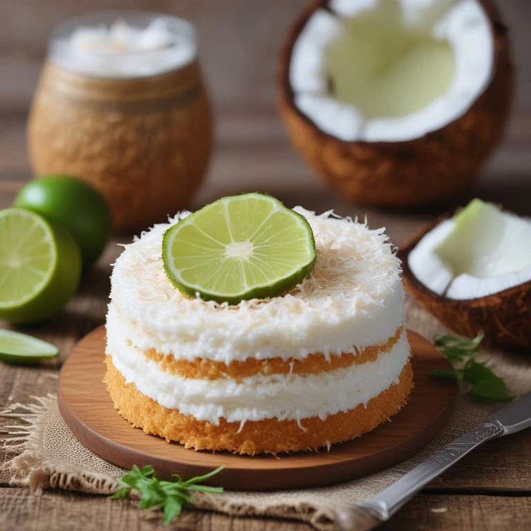 Bolo de Coco com Leite de Coco - Mr. Cook