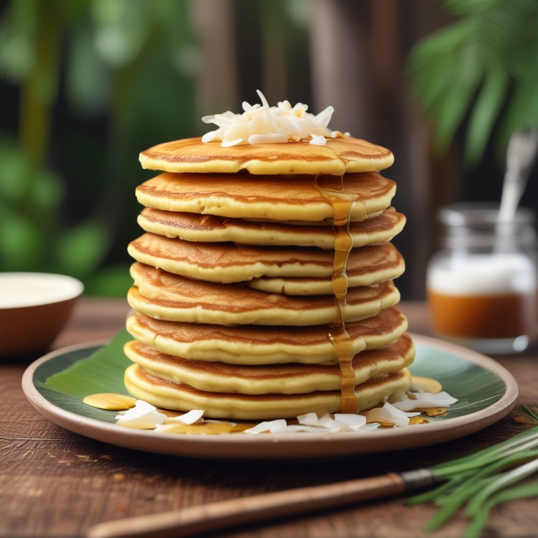 Coconut Rice Flour Pancakes