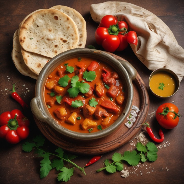 Spicy Capsicum and Tomato Curry