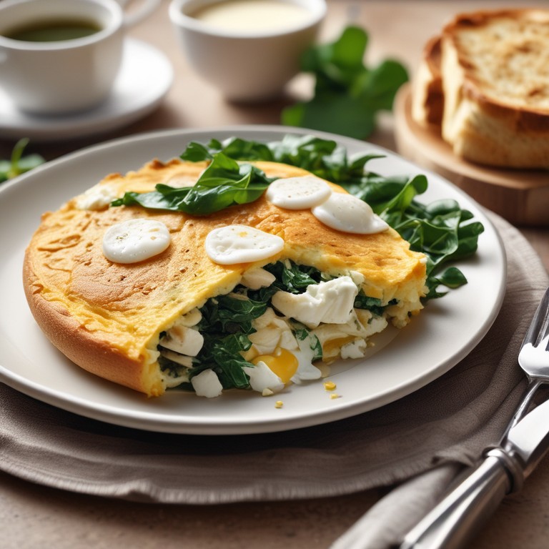 Eiwitrijke Omelet met Volkoren Brood