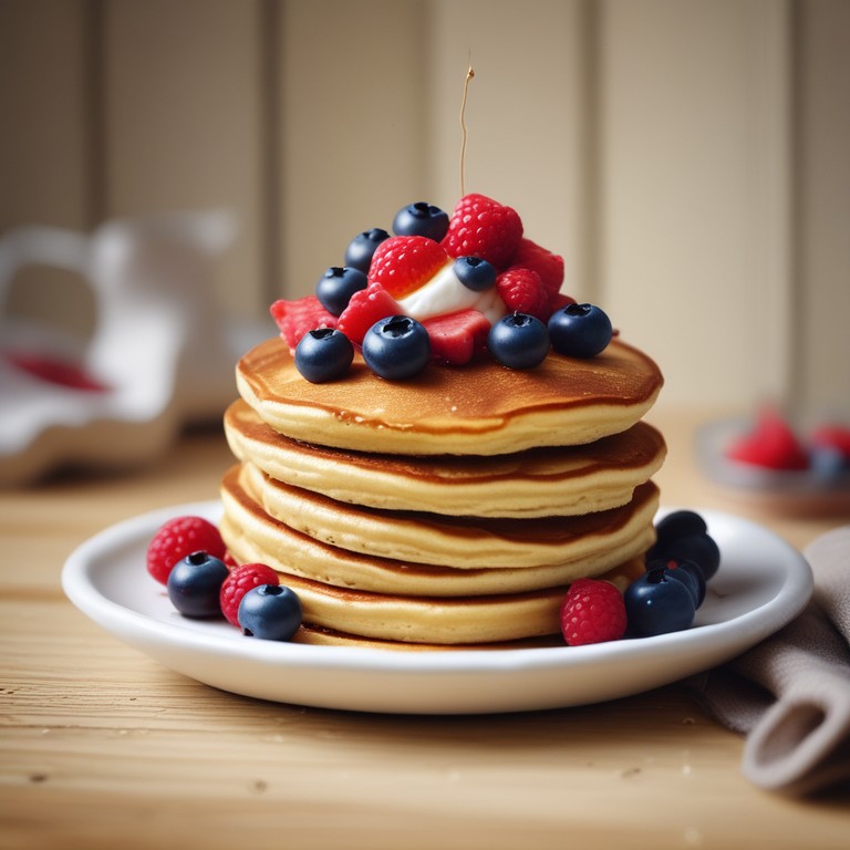 Eiwitrijke Kwarkpannenkoeken met Bessen
