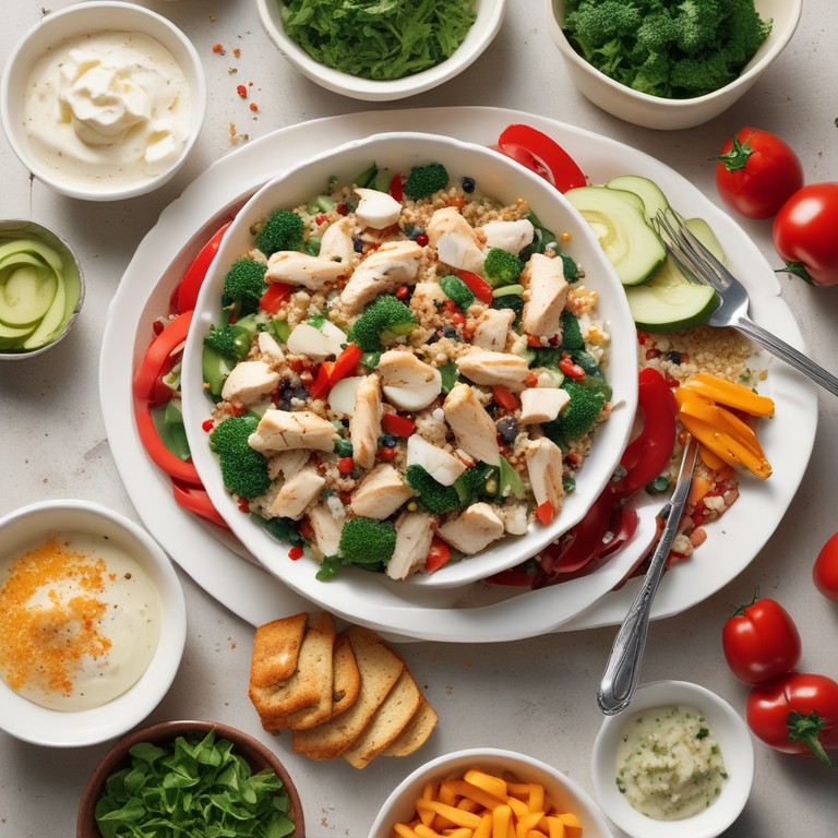 Eiwitrijke Kip en Quinoa Salade