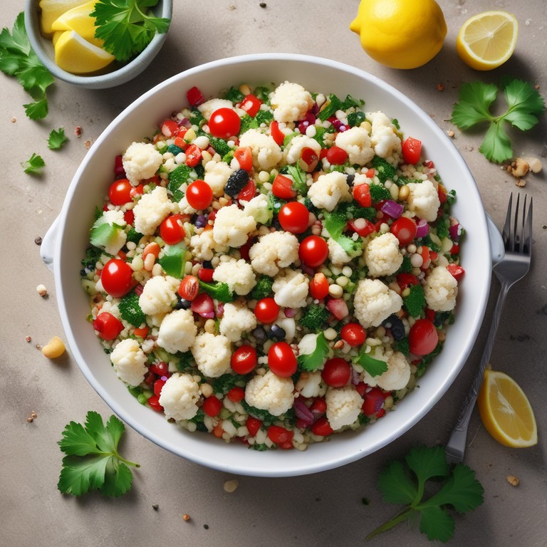 Taboulé de Chou-Fleur Frais et Croquant
