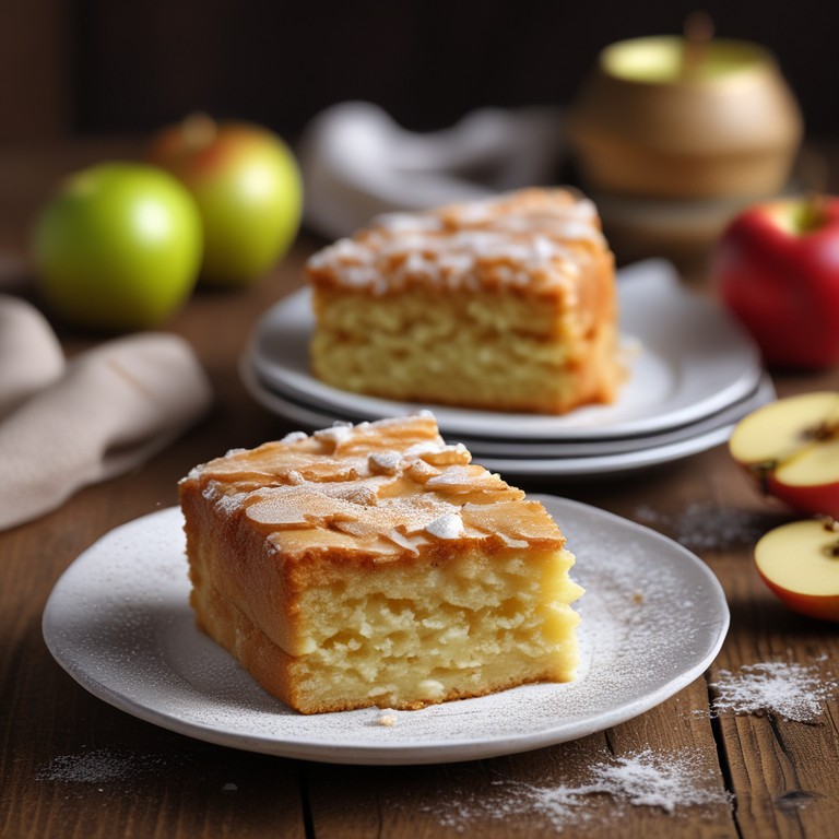 Saftiger Apfel Rührteig Kuchen