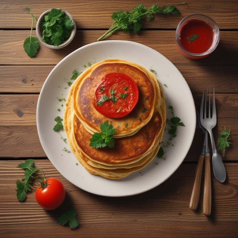 Panqueca de Molho de Tomate