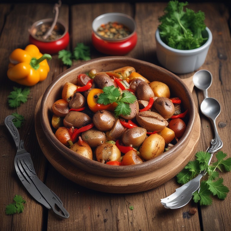 Batata com Linguiça Toscana ao Forno