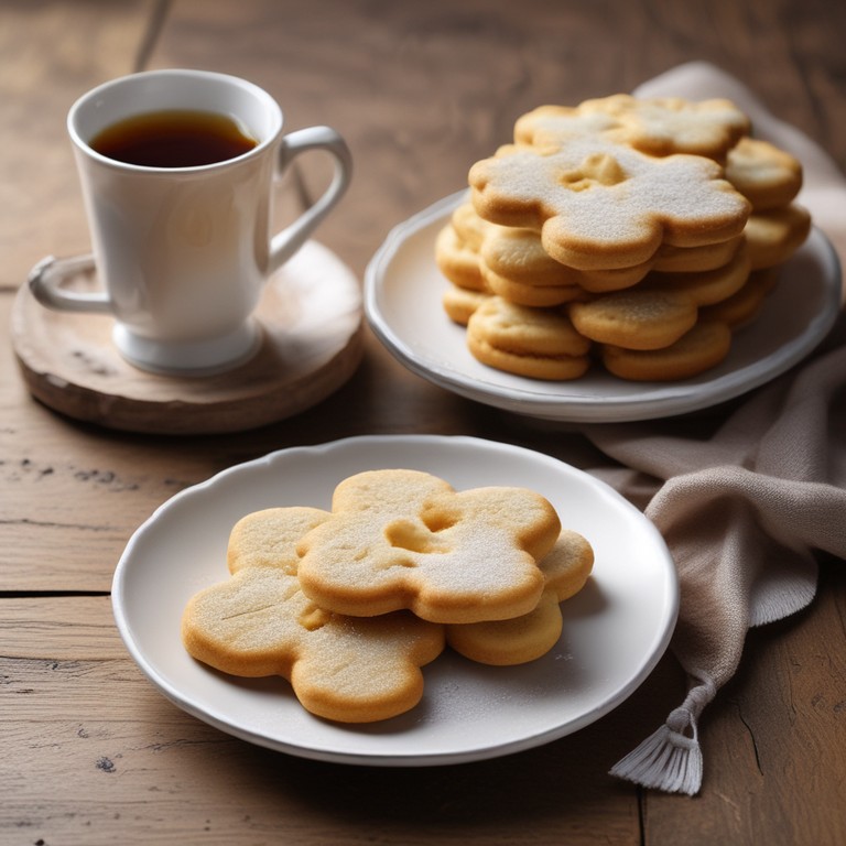 Biscoitos de Manteiga com Amido de Milho