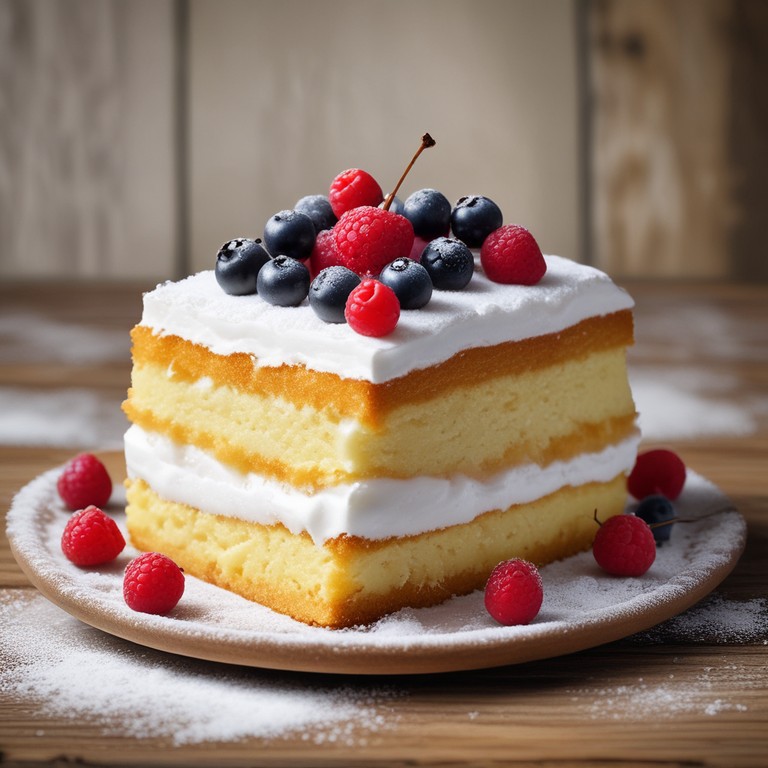 Bolo de Baunilha Fofinho