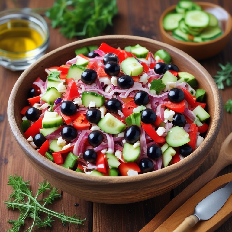 Salade Méditerranéenne au Feta