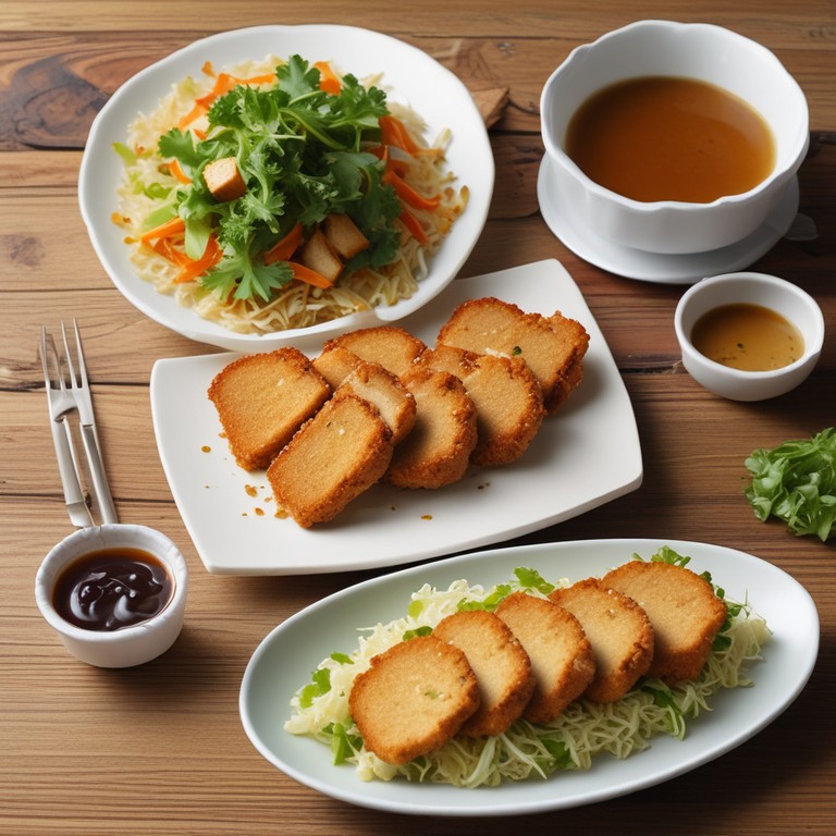 Vegetarisches Tonkatsu mit Knuspriger Panade