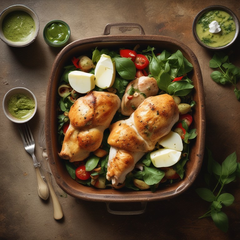 Kip Avocado Pesto met Kaas