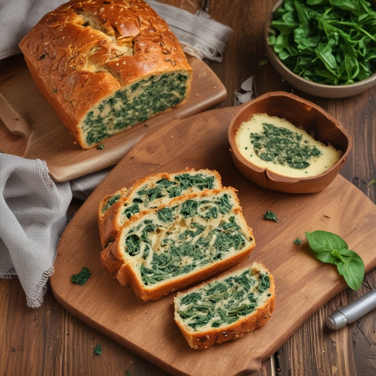 Pan de Espinacas y Queso Parmesano